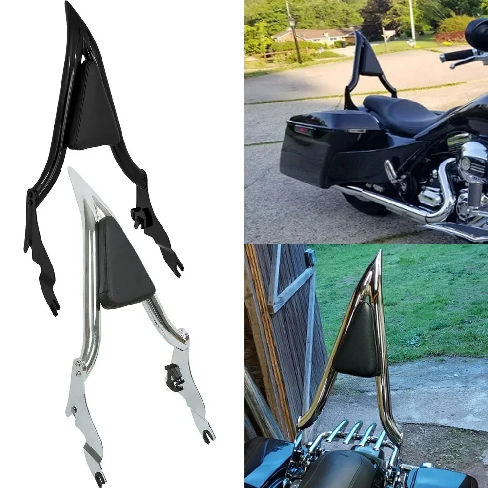16" 22" Motorcycle Detachable Passenger Backrest Rear Sissy Bar Pad For Harley Touring Road King Street Electra Road Glide 09-up
16" 22" Motorcycle Detachable Passenger Backrest Rear Sissy Bar Pad For Harley Touring Road King Street Electra Road Glide 09-up