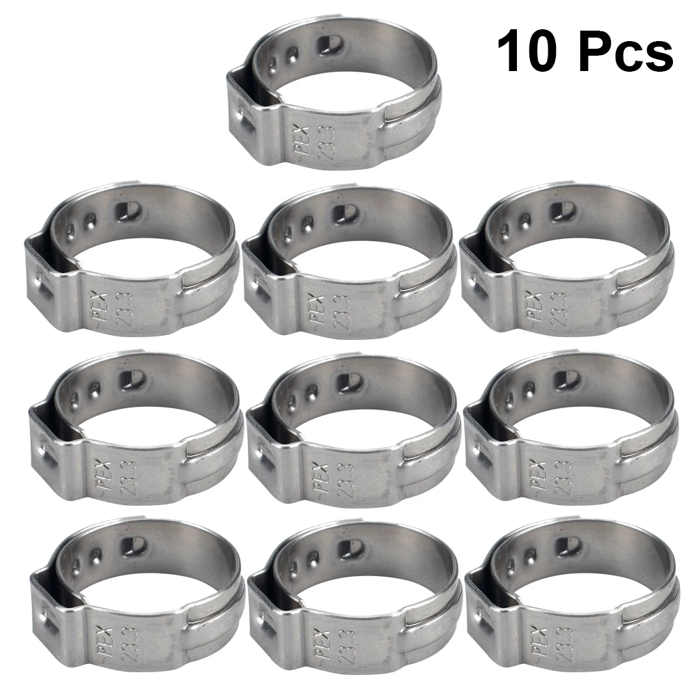 10pcs Single Ear Clamp Worm Drive Hose Clip Stainless Steel Sturdy Clamps Gas Pipe Cable Tube Fuel Lines Home Automotive
10pcs Single Ear Clamp Worm Drive Hose Clip Stainless Steel Sturdy Clamps Gas Pipe Cable Tube Fuel Lines Home Automotive