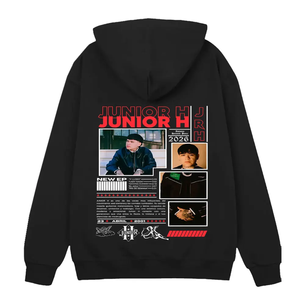 Singer Junior H Sad Boyz 2026 Hood Hoodie Mens Womens Oversized Fans Tracksuit Loose Spring Autumn Pullovers Tide Clothes Unisex
Singer Junior H Sad Boyz 2026 Hood Hoodie Mens Womens Oversized Fans Tracksuit Loose Spring Autumn Pullovers Tide Clothes Unisex