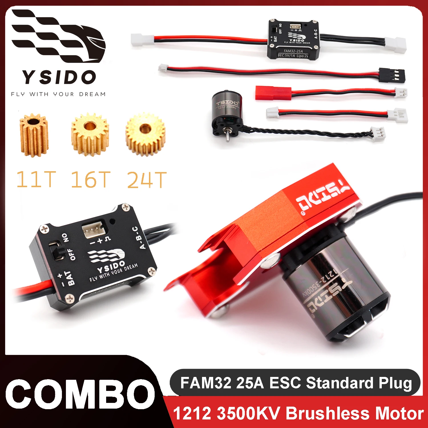 FAM32 25A ESC Стандартная вилка 1212 3500KV Комплект шестерен бесщеточного двигателя для 1/18 1/24 1/28 FCX18 TRX4M SCX24 RC Off Road Crawler Cars
FAM32 25A ESC Стандартная вилка 1212 3500KV Комплект шестерен бесщеточного двигателя для 1/18 1/24 1/28 FCX18 TRX4M SCX24 RC Off Road Crawler Cars
