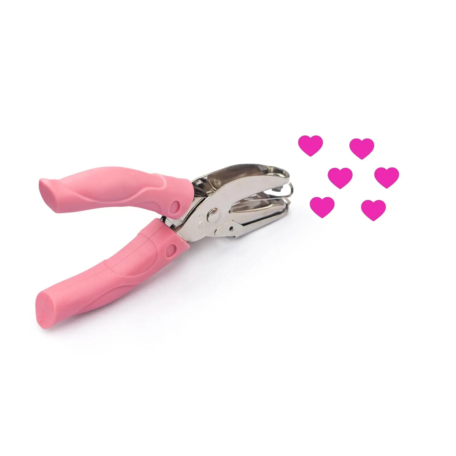Heart Hole Hand Punch for Paper Crafts, 1/4" Puncher, Soft Pink Grip
Heart Hole Hand Punch for Paper Crafts, 1/4" Puncher, Soft Pink Grip