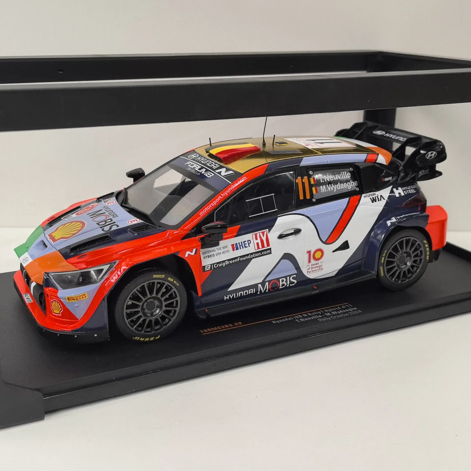 The Water Sticker Broke A Bit Diecast IXO 1/18 Scale HYUNDAI # 11 I20 N 2024 Racing W2 Alloy Car Model
The Water Sticker Broke A Bit Diecast IXO 1/18 Scale HYUNDAI # 11 I20 N 2024 Racing W2 Alloy Car Model