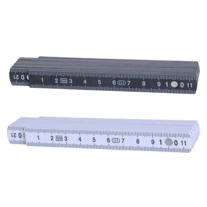 Y1UD Convenient 1meter Foldable Measuring Tool Plastic Ruler Tool for Various Application