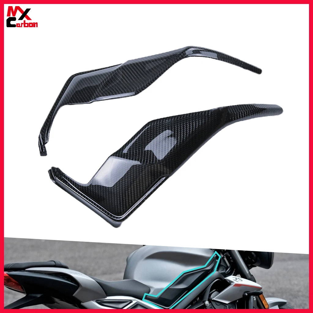 Motorcycle Tank SIde Panels Carbon Fiber Modification Accessories for Triumph Street Triple 765 RS 2017 2019 2019 2020 2021
Motorcycle Tank SIde Panels Carbon Fiber Modification Accessories for Triumph Street Triple 765 RS 2017 2019 2019 2020 2021