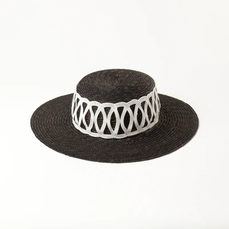 X298 Mesh Decoration Sun Hat Flat Top Straw Hat Outdoor Sunshade Caps Sun Protection Beach Straw Hat Panama Caps
X298 Mesh Decoration Sun Hat Flat Top Straw Hat Outdoor Sunshade Caps Sun Protection Beach Straw Hat Panama Caps