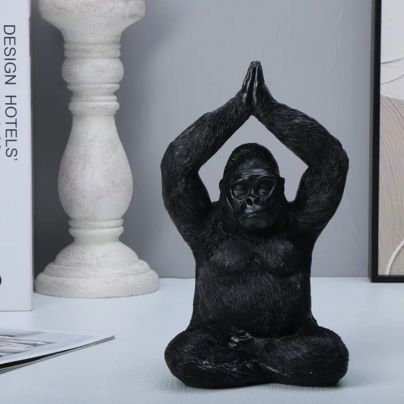 Yoga Gorilla Statue, Resin Meditation Gorilla Statue, Decorative Realistic Animal Statue, Home Decoration Handicrafts Ornaments
Yoga Gorilla Statue, Resin Meditation Gorilla Statue, Decorative Realistic Animal Statue, Home Decoration Handicrafts Ornaments