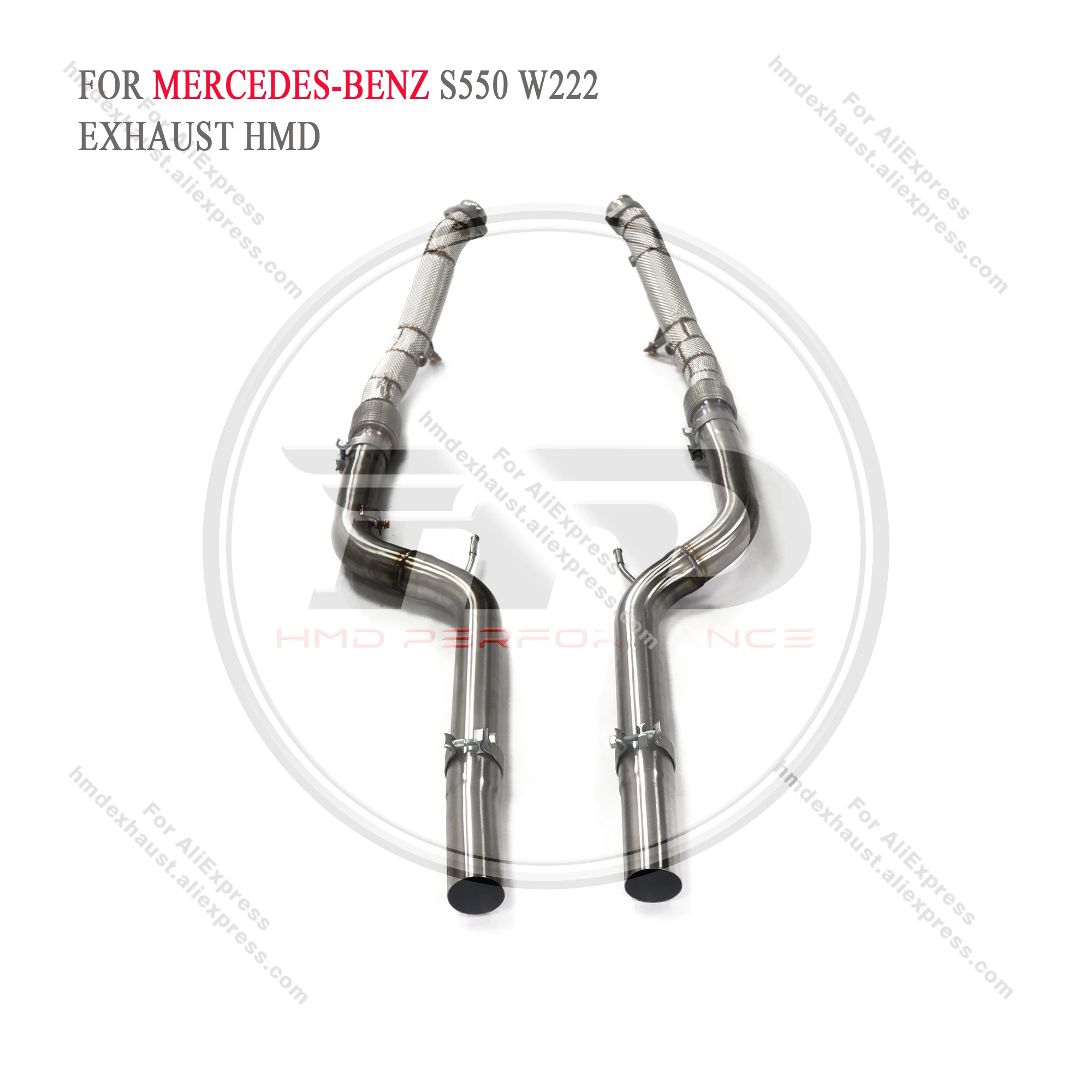 HMD Exhaust System High Flow Performance Downpipe for Mercedes Benz S500 S550 W222 4.7T With Heat Shield Racing Pipe
HMD Exhaust System High Flow Performance Downpipe for Mercedes Benz S500 S550 W222 4.7T With Heat Shield Racing Pipe