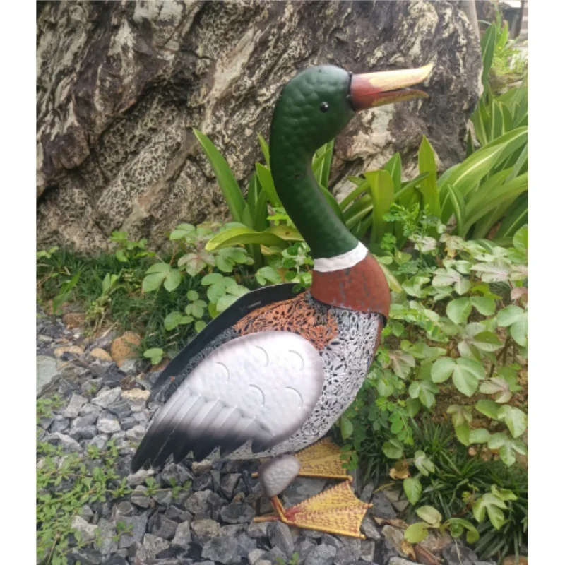 Popular villa courtyard animal ornaments wrought iron mallard duck homestay balcony terrace landscape layout groceries
Popular villa courtyard animal ornaments wrought iron mallard duck homestay balcony terrace landscape layout groceries