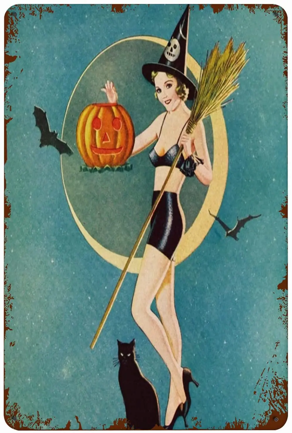 Kegill Vintage Witch Halloween Vintage Tin Sings Metal Signs Retro for Wall Decor for Bars Restaurants Cafes Pubs Office Gift
Kegill Vintage Witch Halloween Vintage Tin Sings Metal Signs Retro for Wall Decor for Bars Restaurants Cafes Pubs Office Gift