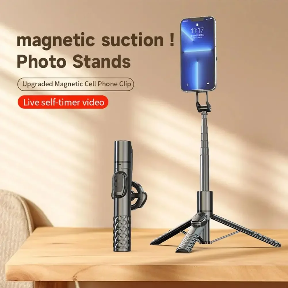 Portable Wireless For Mobile Phone For iPhone Samsung Magnetic Selfie Stick Tripod Foldable With Remote 130cm
Portable Wireless For Mobile Phone For iPhone Samsung Magnetic Selfie Stick Tripod Foldable With Remote 130cm