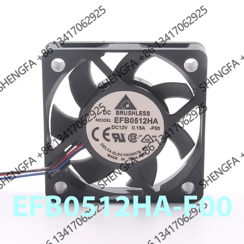 Cooling Fan EFB0512HA-F00 Delta 24V 48V DC 12V 0.15A AC EC 5010 50X50X10MM 5CM Dual Ball Speed Measurement Chassis Mute Inverter
Cooling Fan EFB0512HA-F00 Delta 24V 48V DC 12V 0.15A AC EC 5010 50X50X10MM 5CM Dual Ball Speed Measurement Chassis Mute Inverter