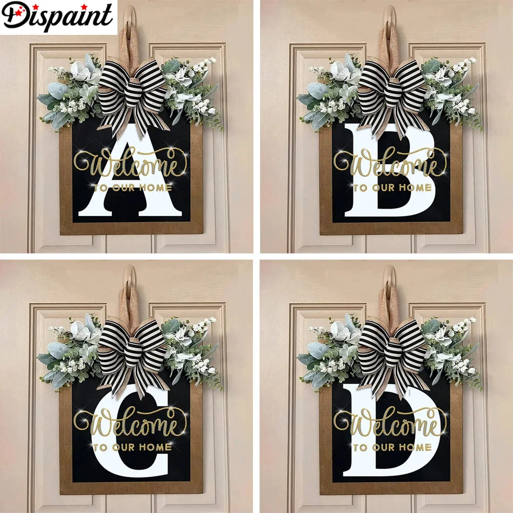 Dispaint DIY алмазная живопись имя 26 букв венок на входной двери семейный лук приветственный логотип домашние фестивали декор комнаты
Dispaint DIY алмазная живопись имя 26 букв венок на входной двери семейный лук приветственный логотип домашние фестивали декор комнаты