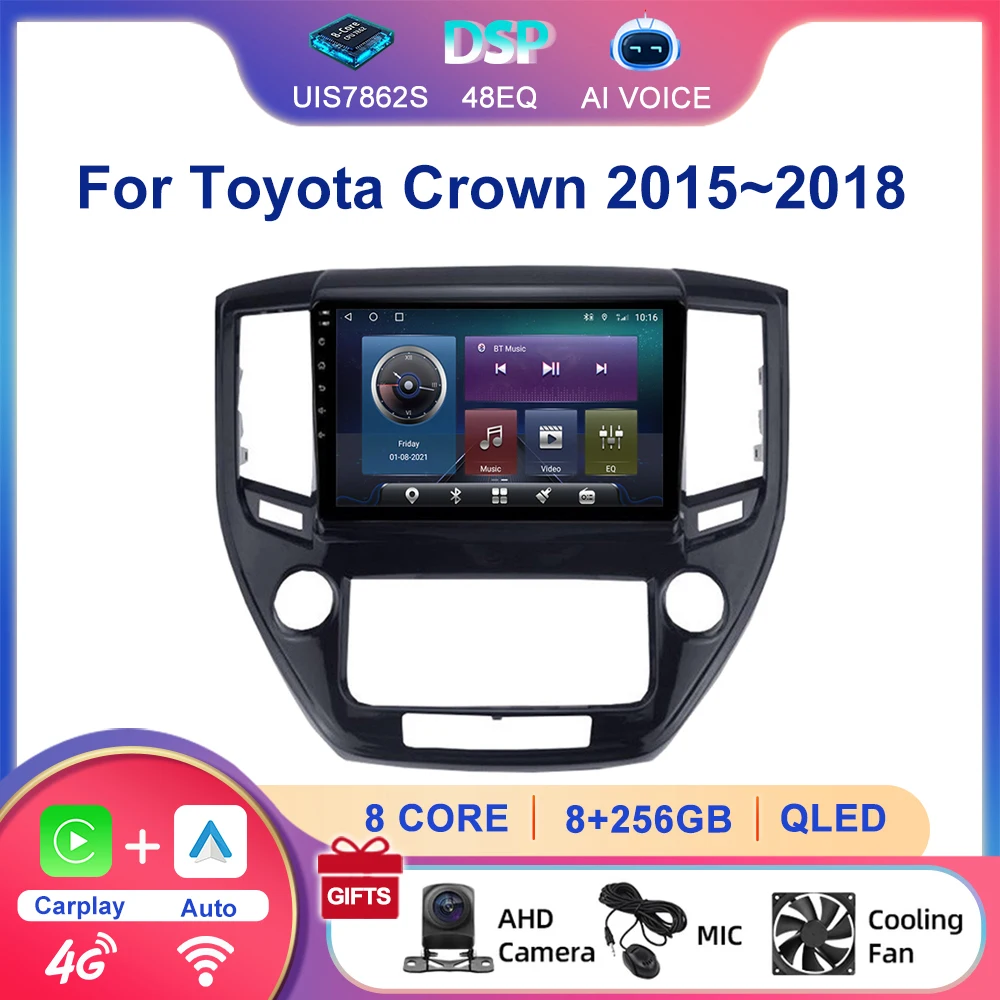 8 Core 4G DSP Touch Screen 9 Inch Car Gps Navigation Multimedia Android Radio Player With Carplay For Toyota Crown 2015~2018
8 Core 4G DSP Touch Screen 9 Inch Car Gps Navigation Multimedia Android Radio Player With Carplay For Toyota Crown 2015~2018