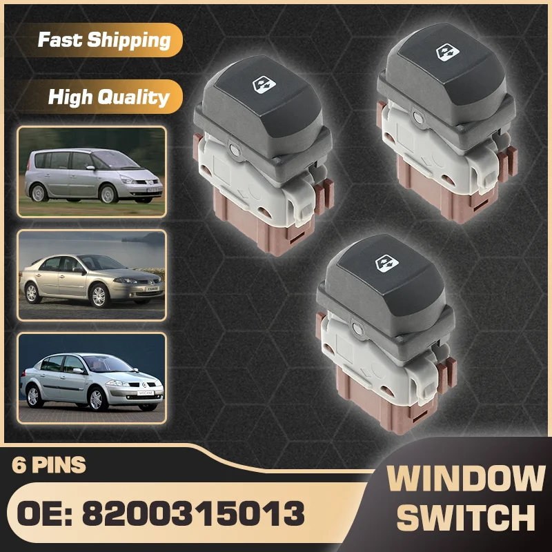 Electric Power Car Window Control Switch Panel For Renault Espace 2002-2015 Renault Laguna 2001-2007 Renault Megane 2003-2008
Electric Power Car Window Control Switch Panel For Renault Espace 2002-2015 Renault Laguna 2001-2007 Renault Megane 2003-2008