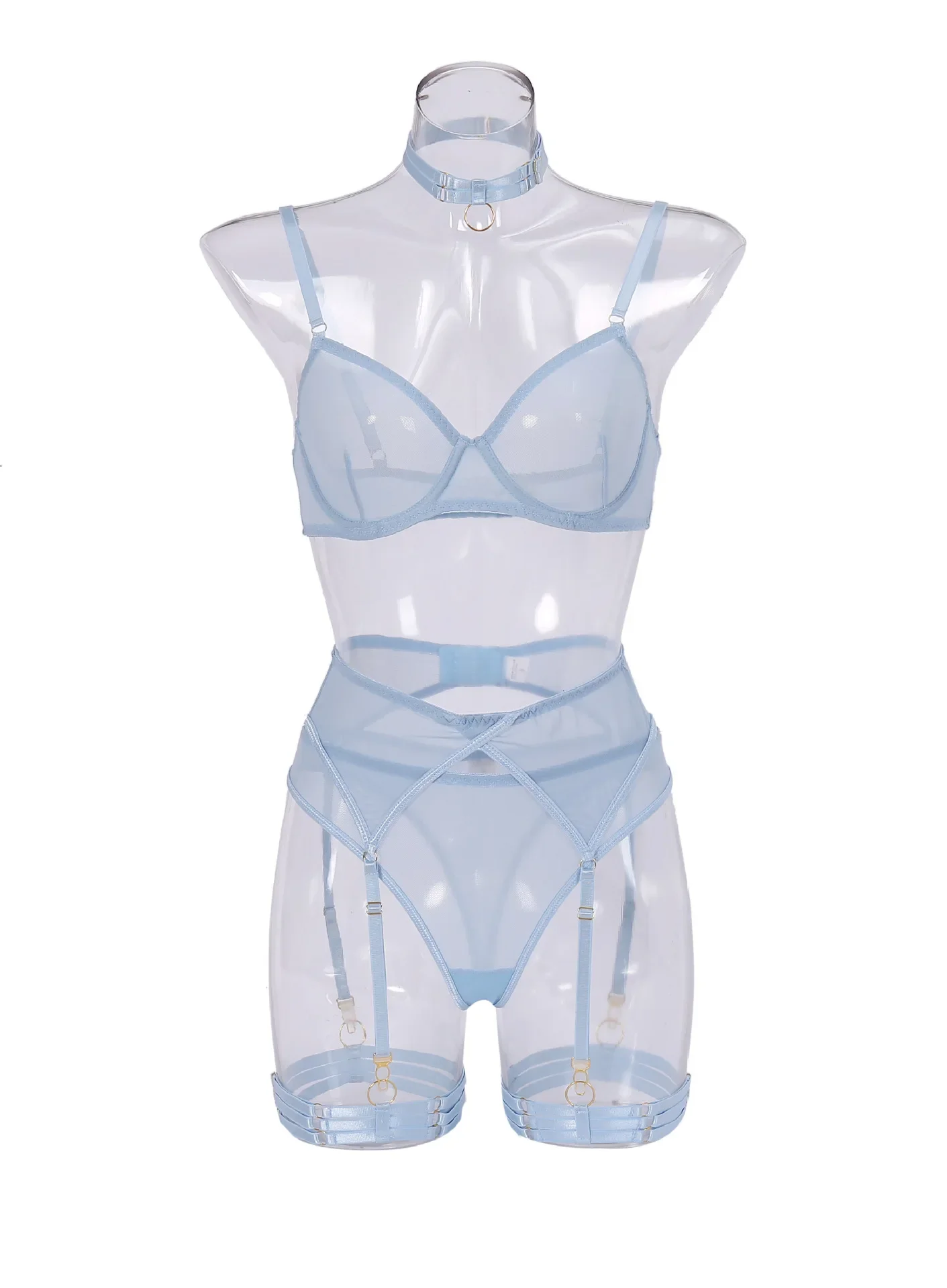 Sexy Erotic Lingerie Underwear Bra Garters Brief Sets Women's Transparent Lace Seamless Mesh See-through Underwear New
Sexy Erotic Lingerie Underwear Bra Garters Brief Sets Women's Transparent Lace Seamless Mesh See-through Underwear New