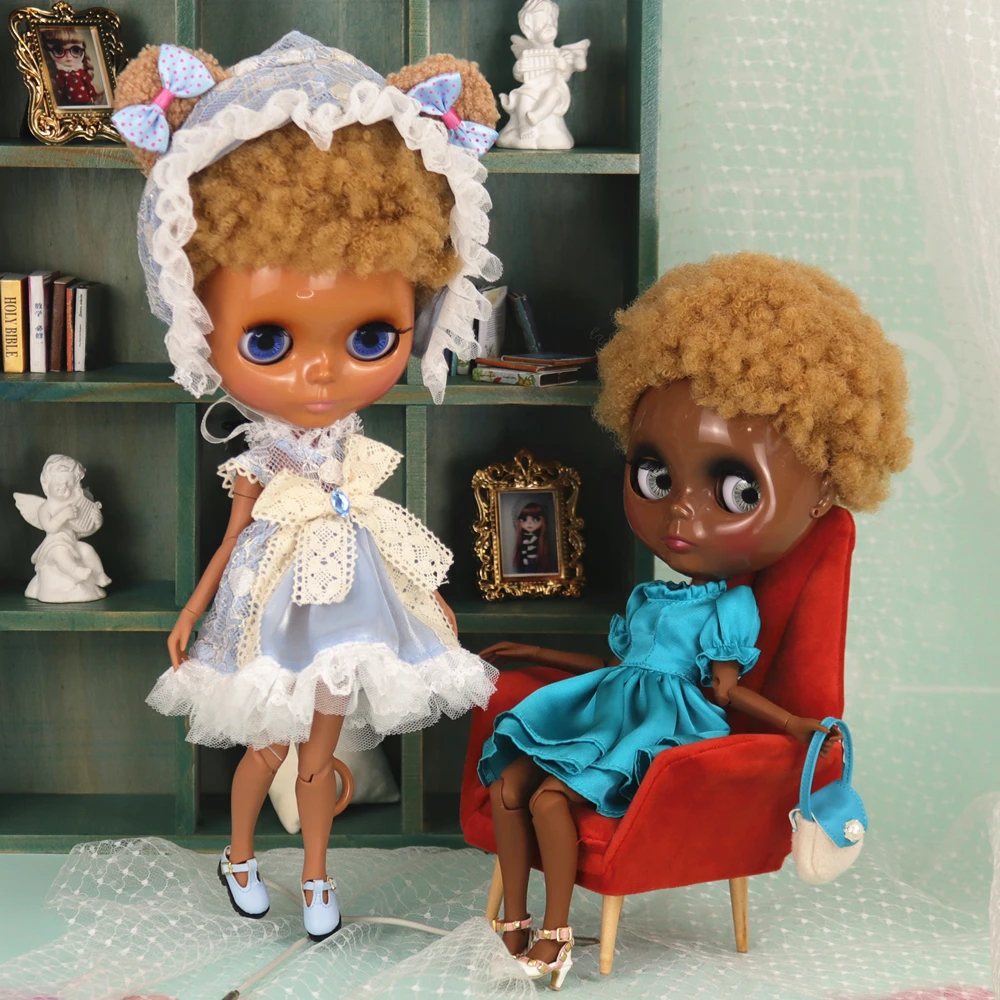 Кукла Blyth ICY DBS № N214, афро-коричневые волосы, темная кожа, шарнирное тело, 1/6, Bjd Ob24, аниме, игрушки для девочек Azone S
Кукла Blyth ICY DBS № N214, афро-коричневые волосы, темная кожа, шарнирное тело, 1/6, Bjd Ob24, аниме, игрушки для девочек Azone S