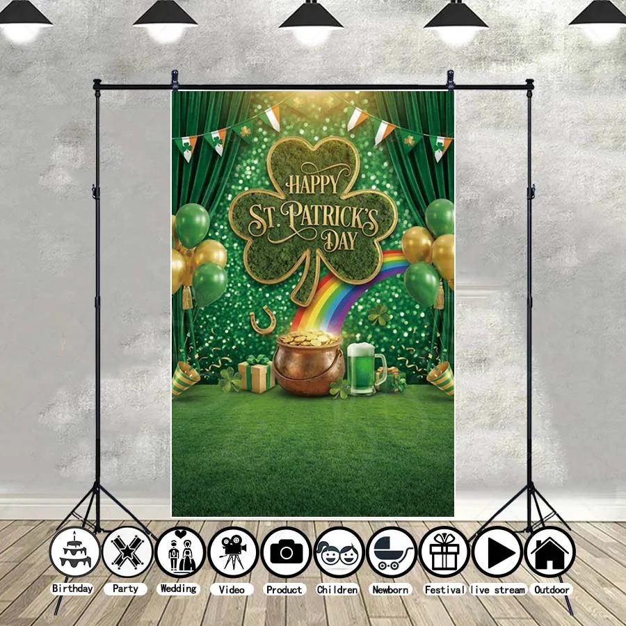 MOON.QG Green St. Patrick's Day Background Curtain Green Leprechaun Backdrop Celebration Festival Photozone Photo Booth Zone
MOON.QG Green St. Patrick's Day Background Curtain Green Leprechaun Backdrop Celebration Festival Photozone Photo Booth Zone