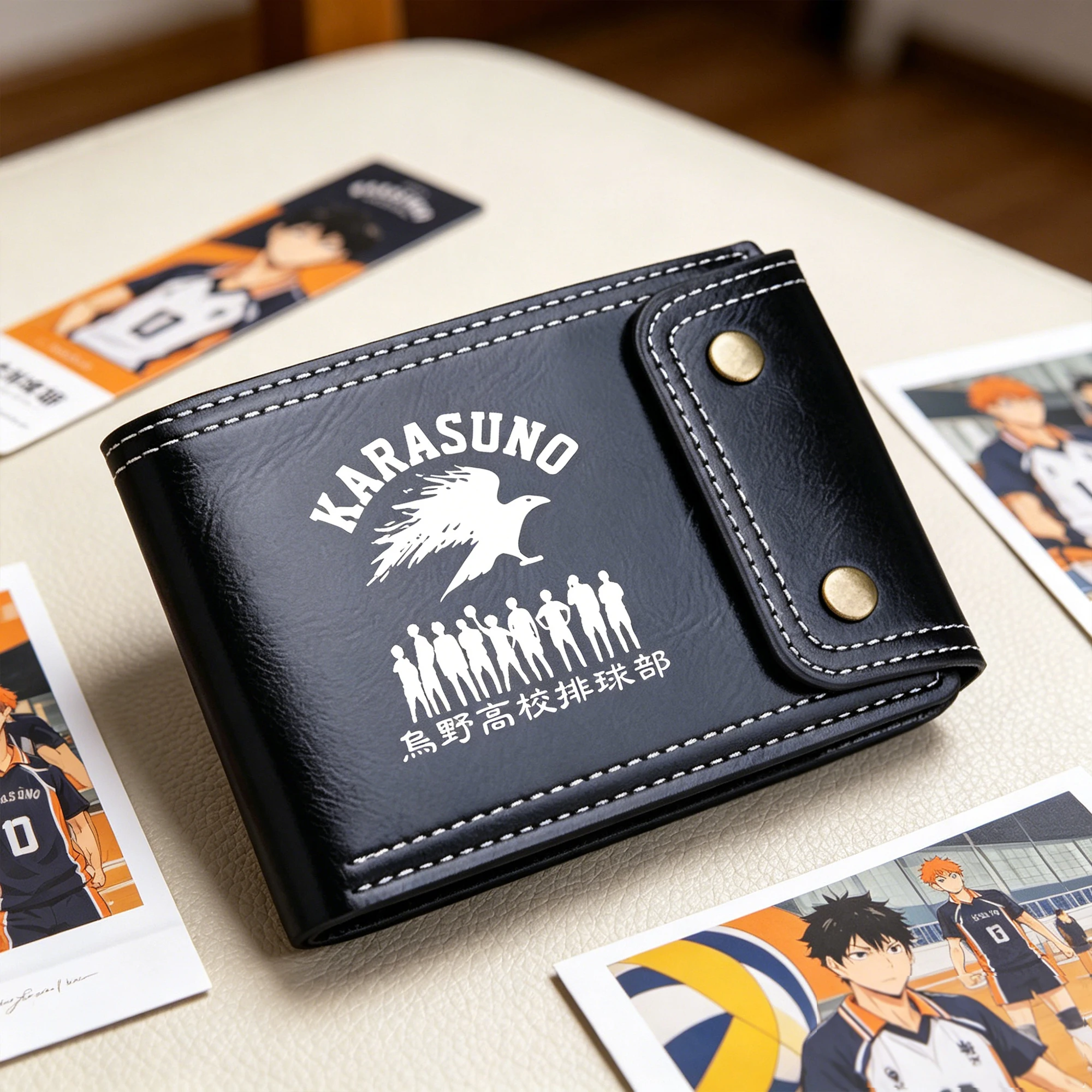 Anime Haikyuu Karasuno VBC Men Luxury Short Wallets PU Leather Card Holders Boys Cartoon Printing Coins Purses Cash Clutch Bags
Anime Haikyuu Karasuno VBC Men Luxury Short Wallets PU Leather Card Holders Boys Cartoon Printing Coins Purses Cash Clutch Bags