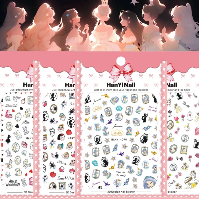 Cartoon Princess Nail Stickers for Girls Anime Kawaii Cute Stickers Nail Art Decoration DIY Press On Nails Fashion Beaut
Cartoon Princess Nail Stickers for Girls Anime Kawaii Cute Stickers Nail Art Decoration DIY Press On Nails Fashion Beaut
