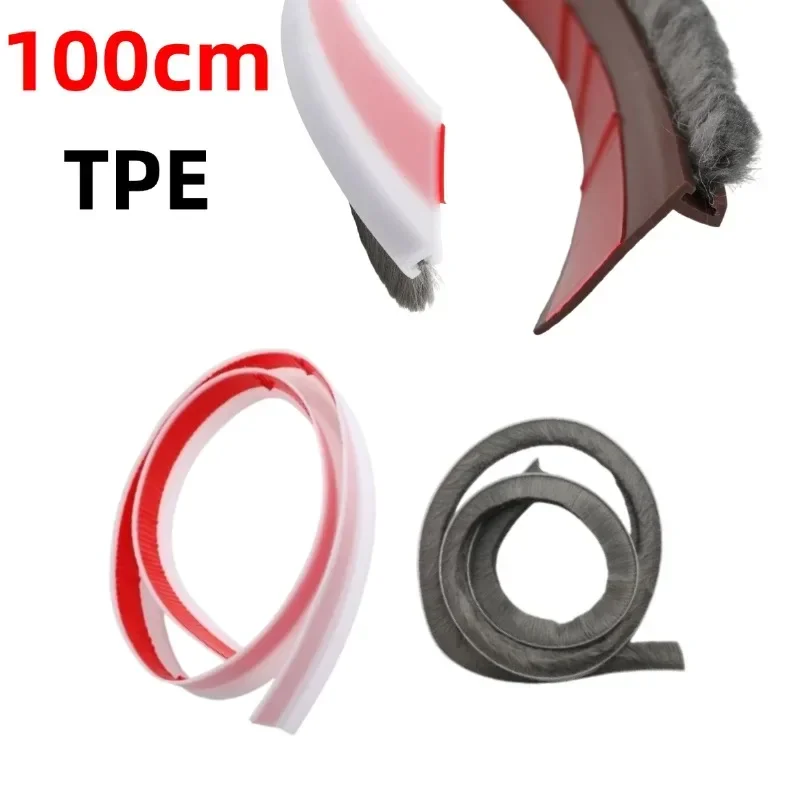 100cm TPE Door Bottom Seal Strip Brown,White,Gray,Black Door Bottom Seam Special Seal Strip Brush Furniture Hardware Accessories
100cm TPE Door Bottom Seal Strip Brown,White,Gray,Black Door Bottom Seam Special Seal Strip Brush Furniture Hardware Accessories