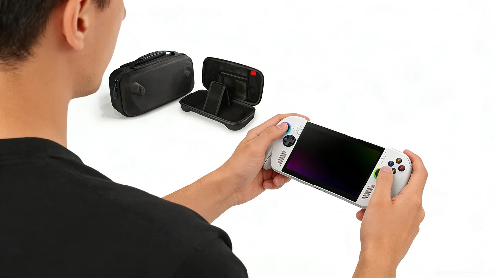 Carrying Case for ROG XBOX Ally/ROG XBOX Ally X Game Console Portable Storage Bag with a detachable accessory pouch Accessories
Carrying Case for ROG XBOX Ally/ROG XBOX Ally X Game Console Portable Storage Bag with a detachable accessory pouch Accessories