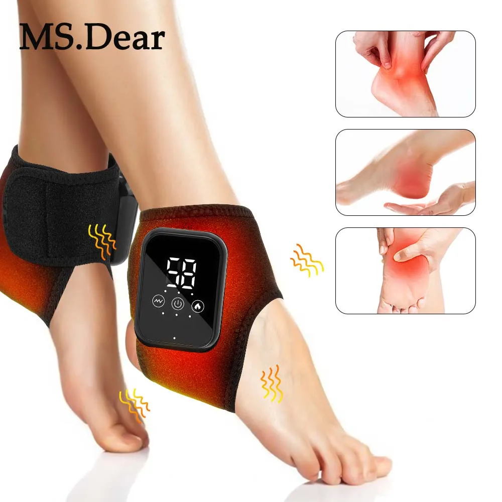 1/2pcs Cordless Heated Ankle Massager Hot Compress Vibration Foot Massage Ankle Joint Protect Strap Foot Ankle Relaxation Brace
1/2pcs Cordless Heated Ankle Massager Hot Compress Vibration Foot Massage Ankle Joint Protect Strap Foot Ankle Relaxation Brace