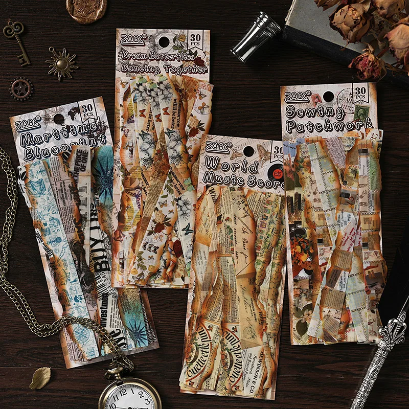 YueZhen Daily Manuscript Burn Style PET Planner Stickers – Vintage Premium Journal & Scrapbook Decals
YueZhen Daily Manuscript Burn Style PET Planner Stickers – Vintage Premium Journal & Scrapbook Decals