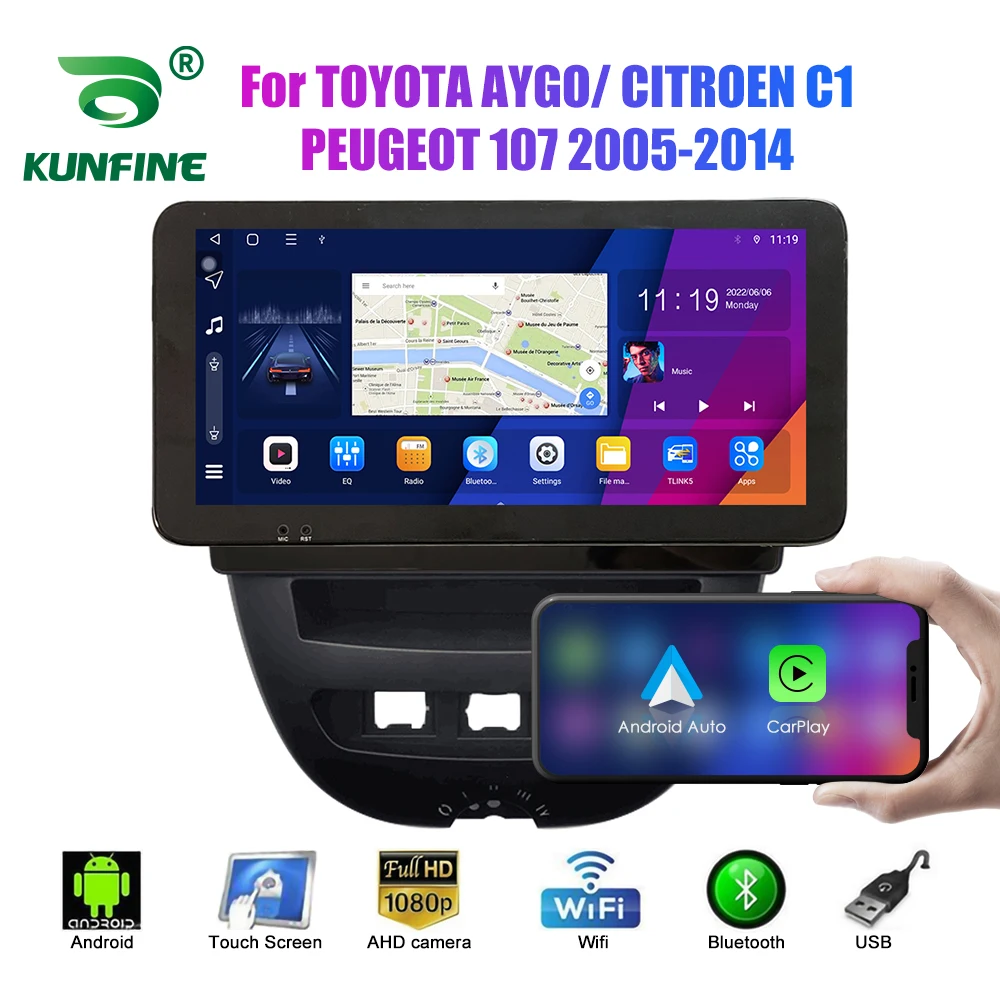 10,33-дюймовый автомобильный радиоприемник для TOYOTA AYGO/CITROEN C1 2Din Android, восьмиядерный автомобильный стерео DVD, GPS-навигационный плеер, экран QLED Carplay
10,33-дюймовый автомобильный радиоприемник для TOYOTA AYGO/CITROEN C1 2Din Android, восьмиядерный автомобильный стерео DVD, GPS-навигационный плеер, экран QLED Carplay