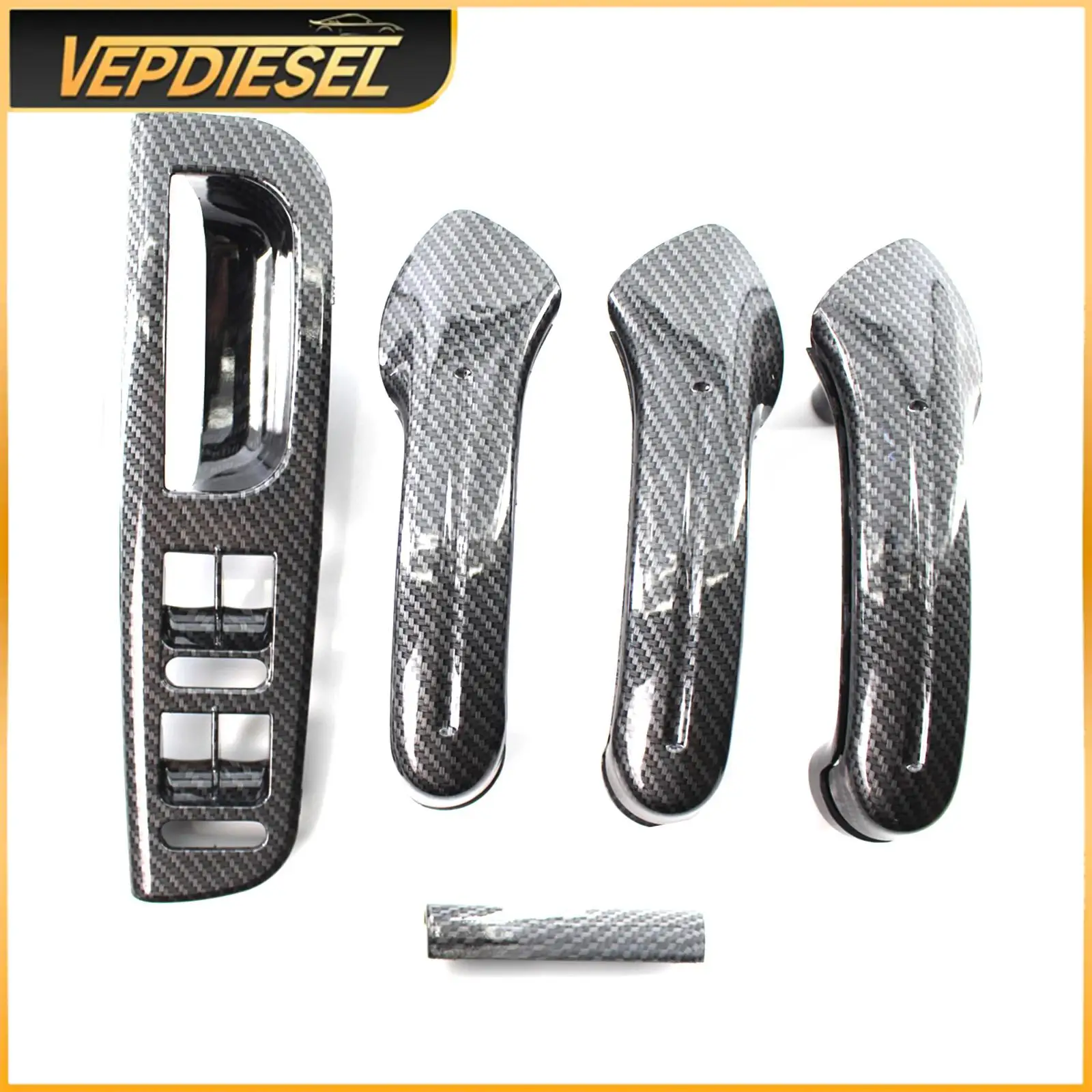 5Pcs Car Interior Door Grab Handle Cover Carbon Fiber For VW Jetta Golf MK4 1999-2004 Automobile Replacement Parts Accessories
5Pcs Car Interior Door Grab Handle Cover Carbon Fiber For VW Jetta Golf MK4 1999-2004 Automobile Replacement Parts Accessories