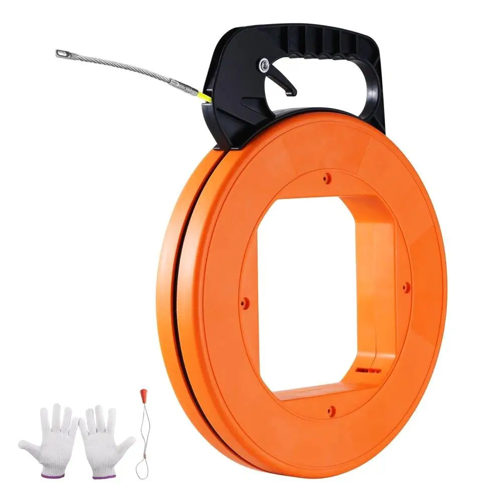 Fiberglass Fish Tape 200ft 316in Wire Pulling Tool High Strength Plastic Case Cable Installation Kit
Fiberglass Fish Tape 200ft 316in Wire Pulling Tool High Strength Plastic Case Cable Installation Kit