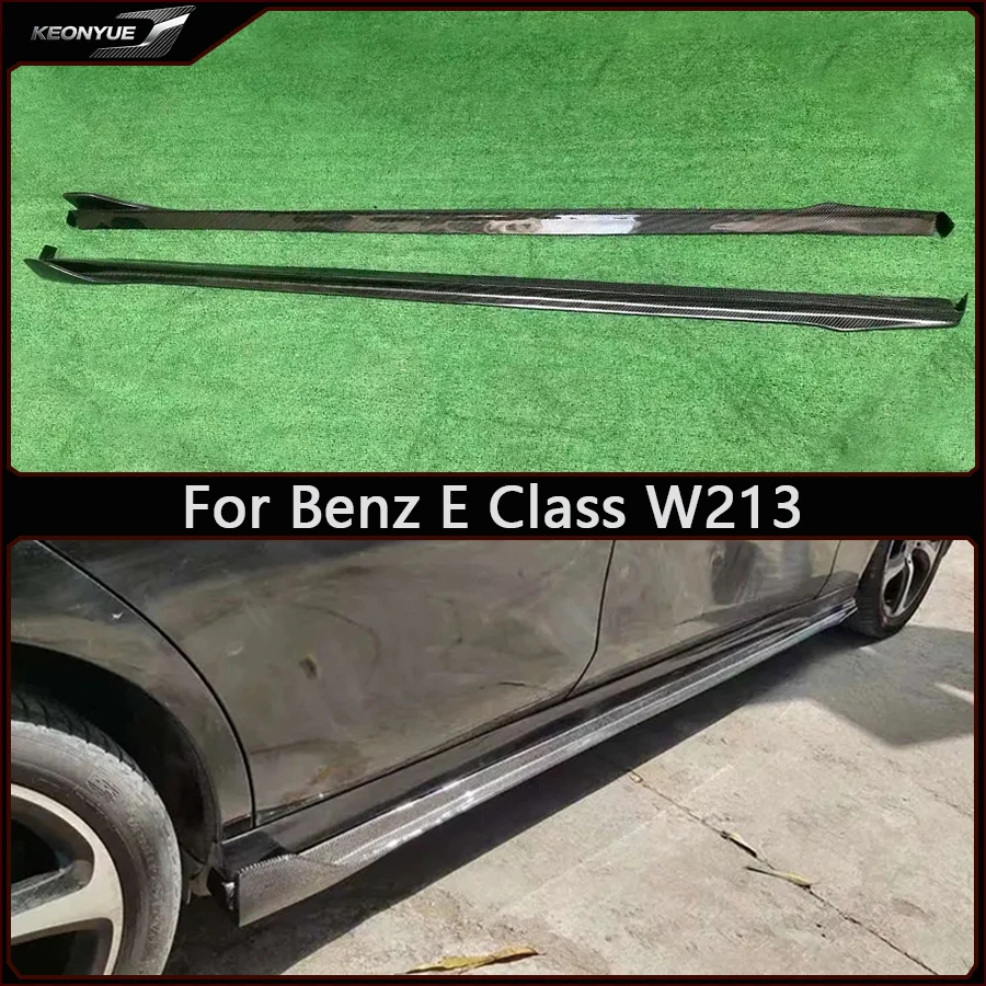For Mercedes Benz E Class W213 E53 E63 Carbon Fiber Side Skirt Side bumper Splitters Side skirts Cupwings Side panel Body Kit
For Mercedes Benz E Class W213 E53 E63 Carbon Fiber Side Skirt Side bumper Splitters Side skirts Cupwings Side panel Body Kit