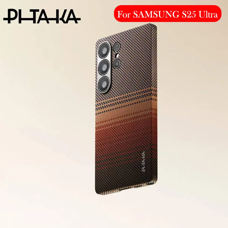 PITAKA Case For SAMSUNG S25 Ultra Kevlar Carbon Fiber Wireless Charging Back Cover Shell
PITAKA Case For SAMSUNG S25 Ultra Kevlar Carbon Fiber Wireless Charging Back Cover Shell