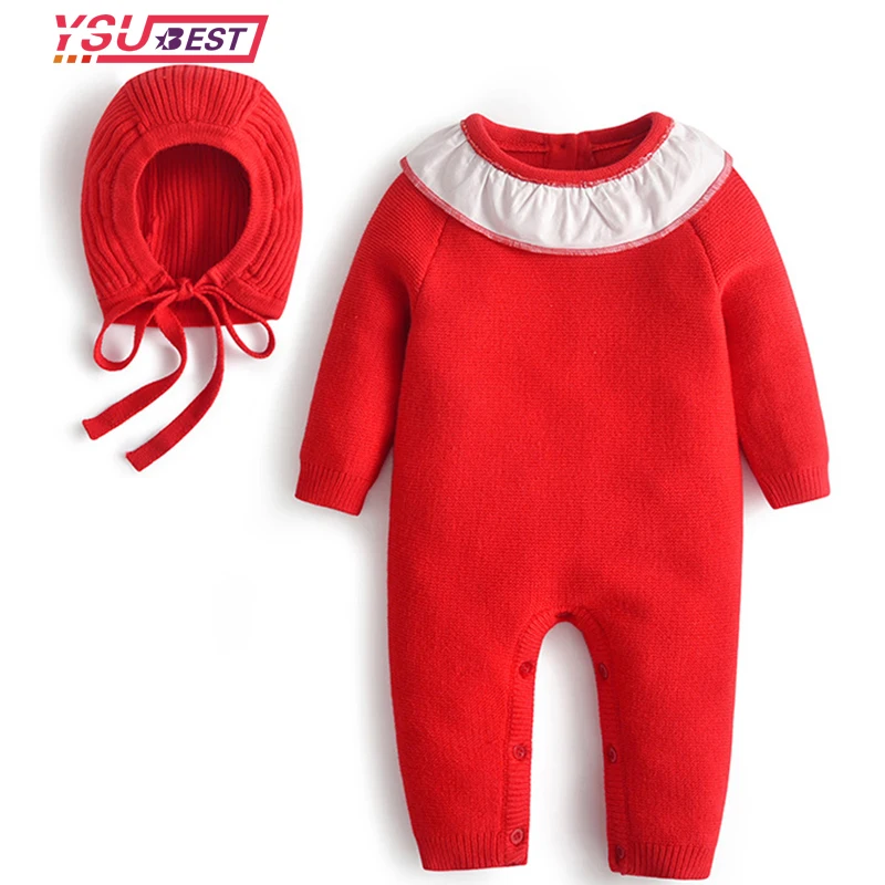 Autumn Newborn Baby Boys Girls Jumpsuit+Hat Baby Rompers Long Sleeve Knitting Solid Color Romper Spring Baby Boys Girls Clothes
Autumn Newborn Baby Boys Girls Jumpsuit+Hat Baby Rompers Long Sleeve Knitting Solid Color Romper Spring Baby Boys Girls Clothes