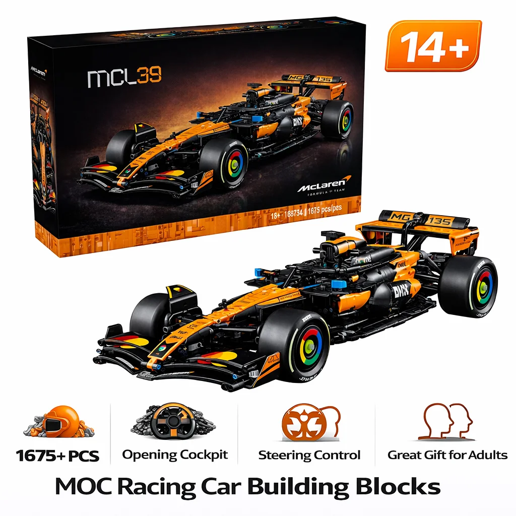 Новый технический конструктор McLaren 2026, 1675 деталей, набор для сборки суперкара 42228, развивающая игрушка, модель для демонстрации, подарок на день рождения для ребенка
Новый технический конструктор McLaren 2026, 1675 деталей, набор для сборки суперкара 42228, развивающая игрушка, модель для демонстрации, подарок на день рождения для ребенка