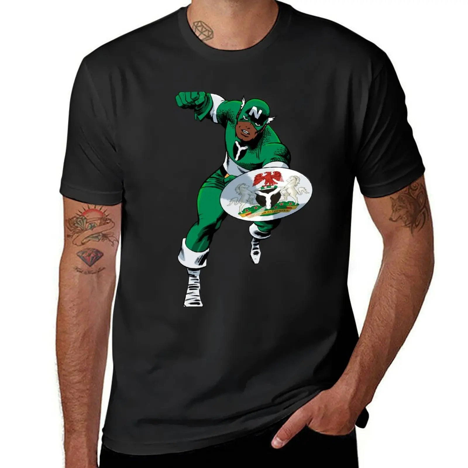 Captain Nigeria T-Shirt cute clothes Aesthetic clothing Short sleeve tee plus sizes mens graphic t-shirts hip hop
Captain Nigeria T-Shirt cute clothes Aesthetic clothing Short sleeve tee plus sizes mens graphic t-shirts hip hop