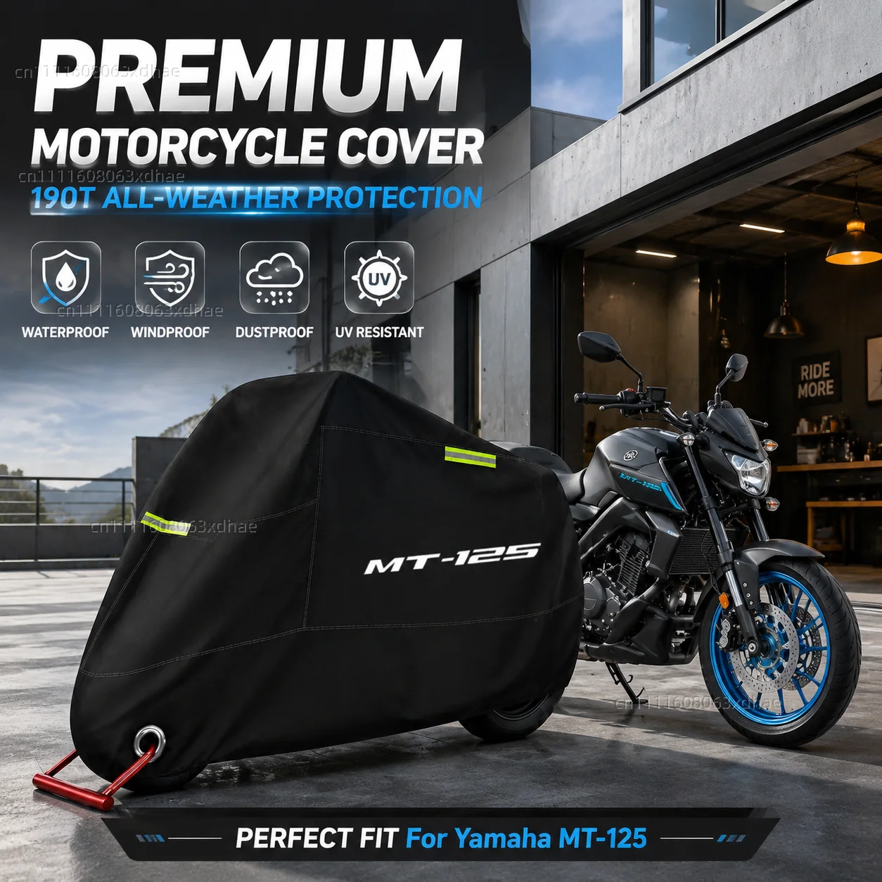 Outdoor Motorcycle Cover Waterproof Full Protection 190T Oxford Cloth For For Yamaha MT-125 MT125 MT 125 2015-2021
Outdoor Motorcycle Cover Waterproof Full Protection 190T Oxford Cloth For For Yamaha MT-125 MT125 MT 125 2015-2021