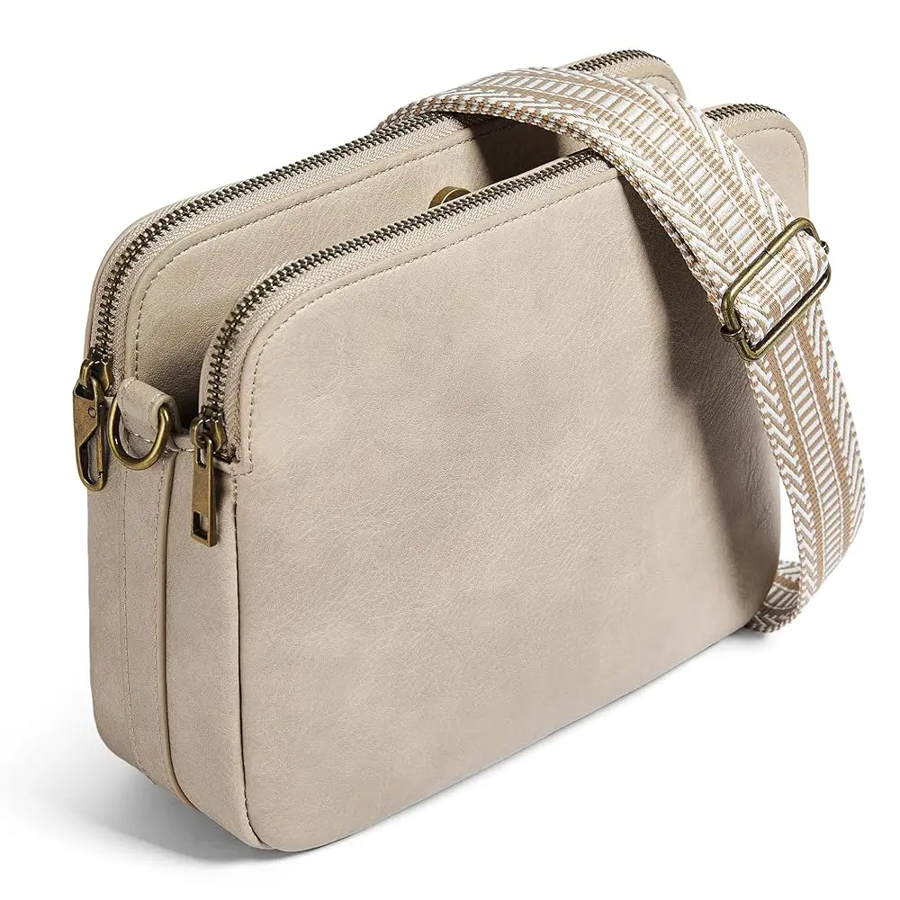 Women Crossbody Bag Trendy Faux Leather Cross Body Purse Guiter Strap Shoulder Handbag Sling Anti-theft Zipper
Women Crossbody Bag Trendy Faux Leather Cross Body Purse Guiter Strap Shoulder Handbag Sling Anti-theft Zipper
