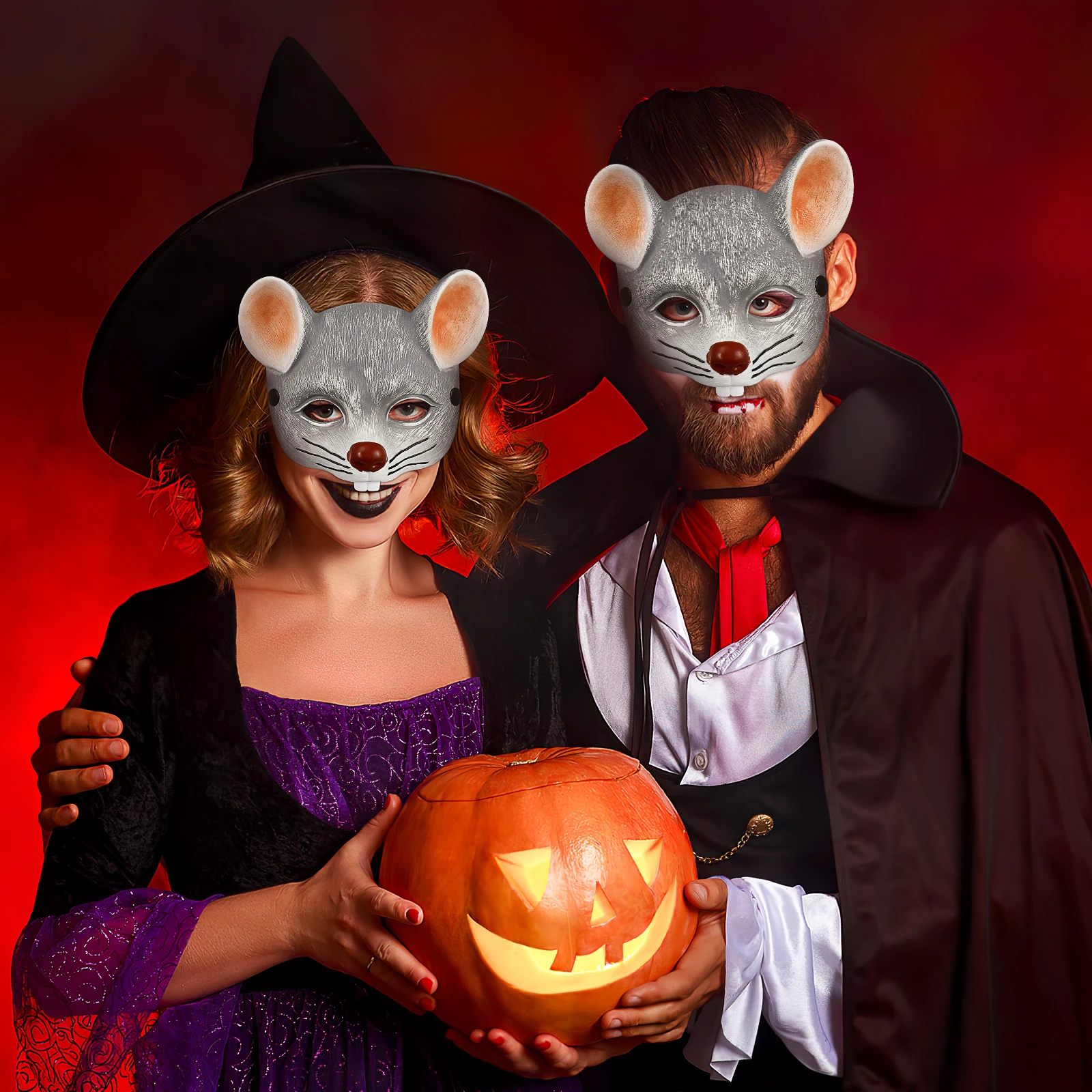 1pc 3D Mouse Mask Halloween Carnival Party Face Cover Cosplay Costume For Masquerade Ball Elegant Adult Kids Unisex Light Grey
1pc 3D Mouse Mask Halloween Carnival Party Face Cover Cosplay Costume For Masquerade Ball Elegant Adult Kids Unisex Light Grey