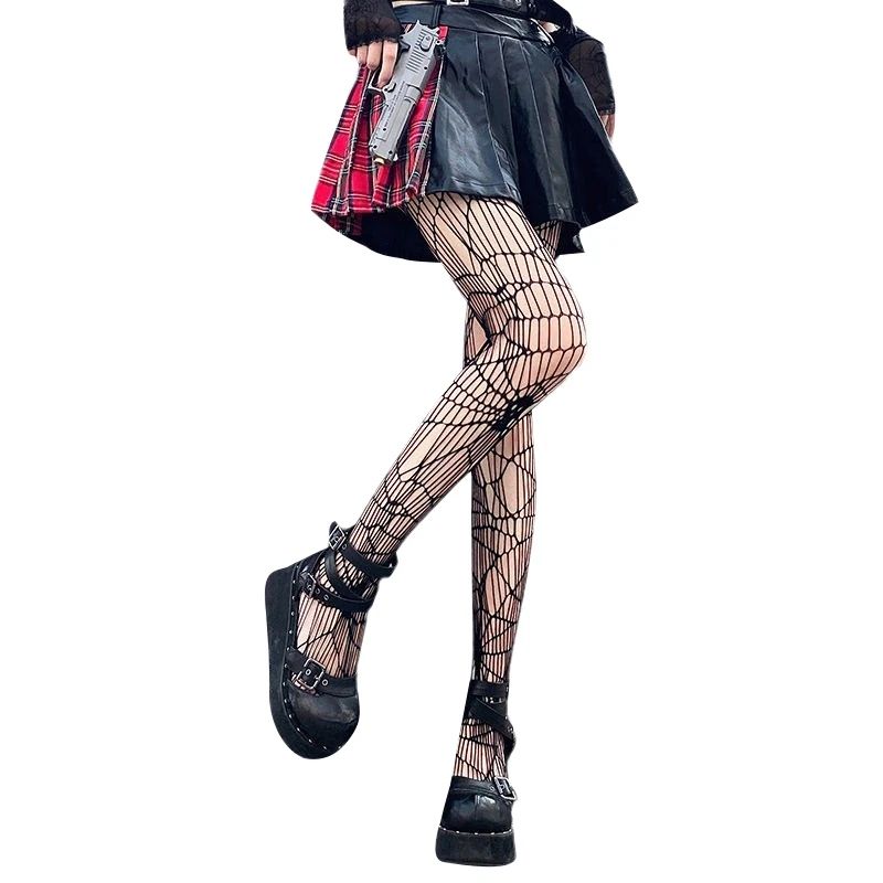 Black Skull Fishnet Mesh Socks Hollow Pantyhose Thigh High Socks for Cosplay Masquerade Halloween Party
Black Skull Fishnet Mesh Socks Hollow Pantyhose Thigh High Socks for Cosplay Masquerade Halloween Party