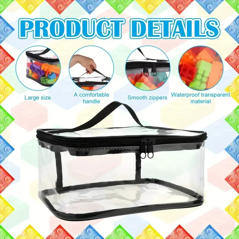 Large Capacity Transparent Mesh Zipper Toy Storage Bag - Puzzle And Block Organizer Ideal for Toy & Building Block Storage
Large Capacity Transparent Mesh Zipper Toy Storage Bag - Puzzle And Block Organizer Ideal for Toy & Building Block Storage