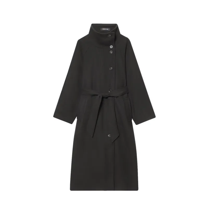 HipSeam Women Soft High Neck Coat with Belt Spring Autumn Long Sleeve Pocket Button Women Coat Chic Female Overcoat
HipSeam Women Soft High Neck Coat with Belt Spring Autumn Long Sleeve Pocket Button Women Coat Chic Female Overcoat