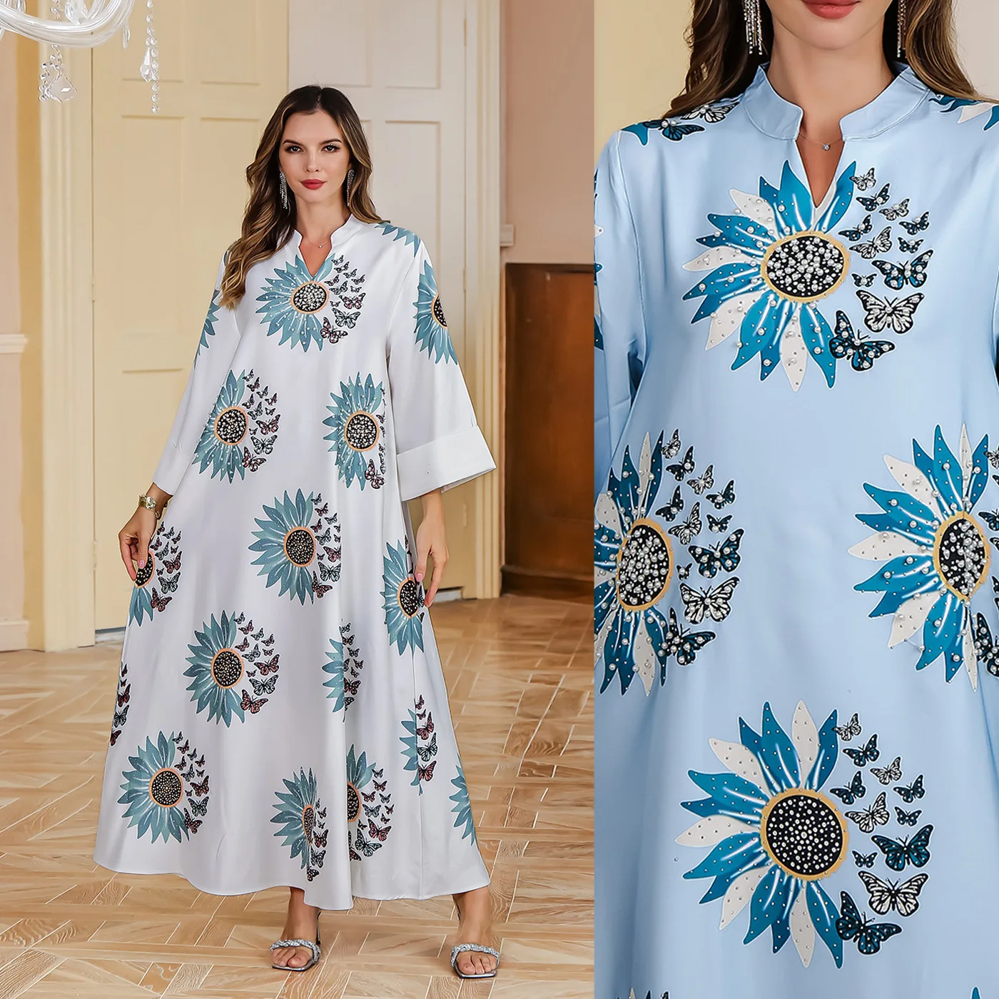 Платье Eid al Fitr, мусульманская абайя, женское вечернее платье с принтом, жалабия Рамадан, кафтан, ислам, Саудовская Аравия, халат, Марокко, Дубай, Abaya
Платье Eid al Fitr, мусульманская абайя, женское вечернее платье с принтом, жалабия Рамадан, кафтан, ислам, Саудовская Аравия, халат, Марокко, Дубай, Abaya
