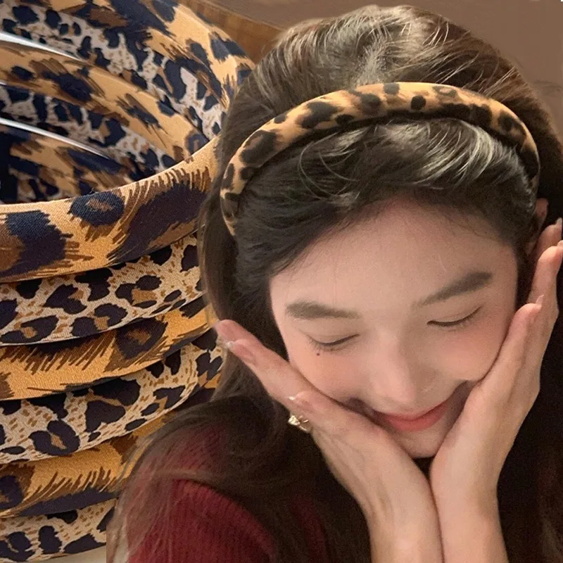 Fashion Headband Leopard Print Hair Bands for Women Girl Korean Vintage Leading Makeup Hoop Wide Headband Accessories Jewelry
Fashion Headband Leopard Print Hair Bands for Women Girl Korean Vintage Leading Makeup Hoop Wide Headband Accessories Jewelry