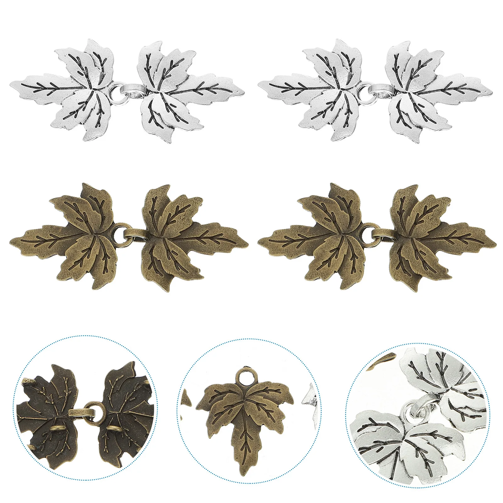 4pcs Retro Maple Leaf Alloy Buckle Submother Button For Shirt Suit Coat Cloak Vintage Collar Fastener Clothing Buckles Craft
4pcs Retro Maple Leaf Alloy Buckle Submother Button For Shirt Suit Coat Cloak Vintage Collar Fastener Clothing Buckles Craft