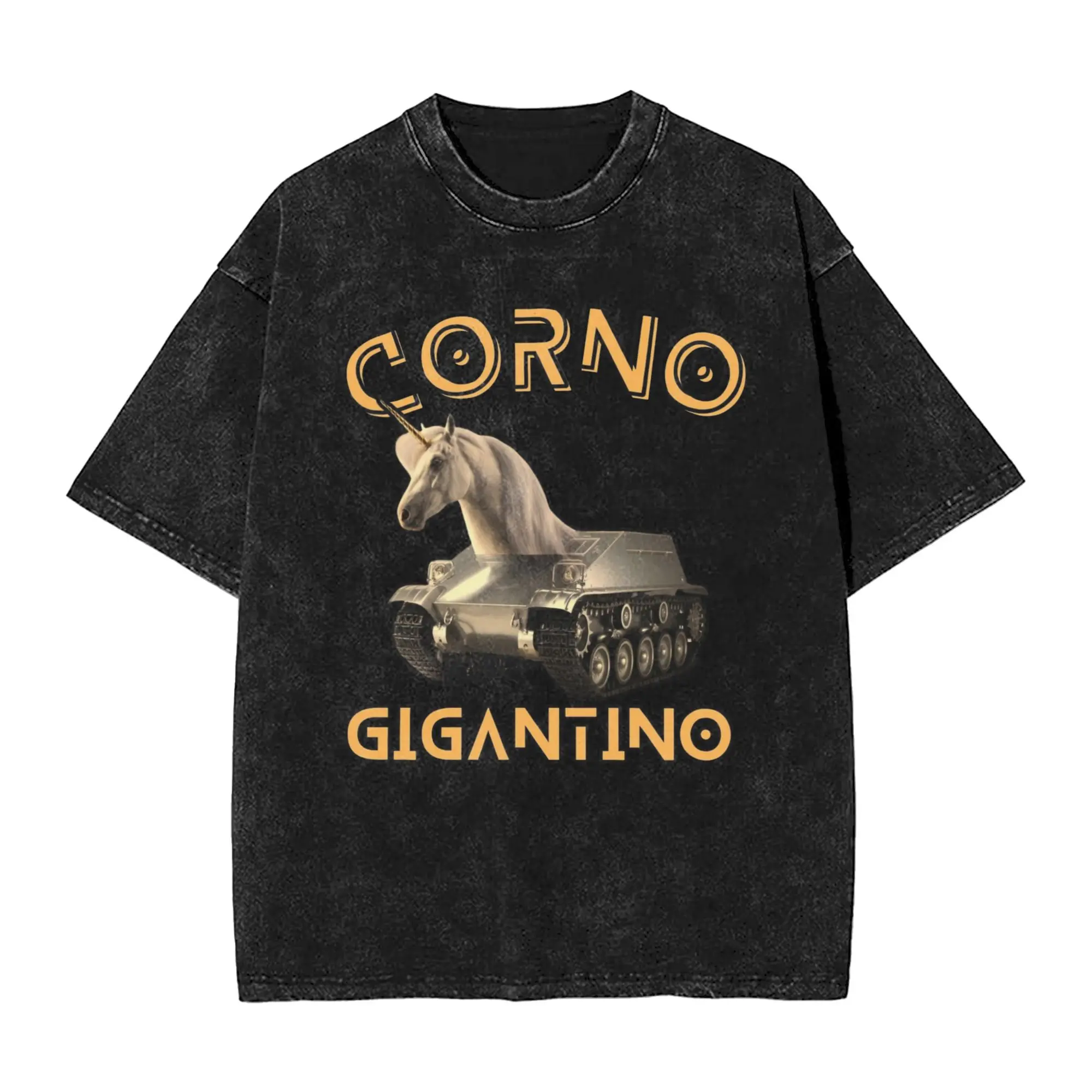 Streetwear Washed T-Shirt Italian Brainrot CORNO GIGANTION Cotton T-Shirts Popular Tshirt for Men Beach Y2K Retro Casual Tops
Streetwear Washed T-Shirt Italian Brainrot CORNO GIGANTION Cotton T-Shirts Popular Tshirt for Men Beach Y2K Retro Casual Tops