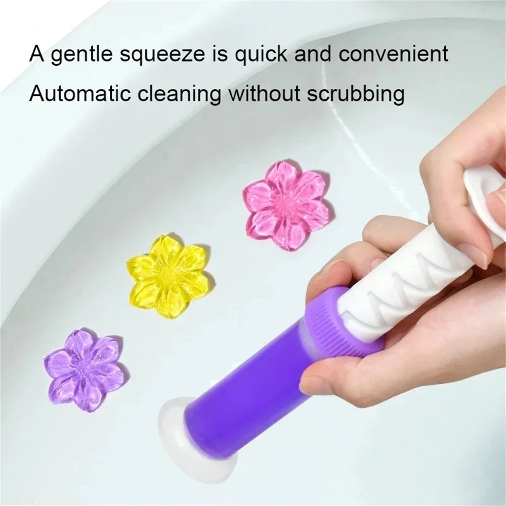 Multipack Flower Aroma Toilet Cleaning Gel, Toilet Deodorant Cleaner, Removing Odor, Household Cleaning Supplies
Multipack Flower Aroma Toilet Cleaning Gel, Toilet Deodorant Cleaner, Removing Odor, Household Cleaning Supplies