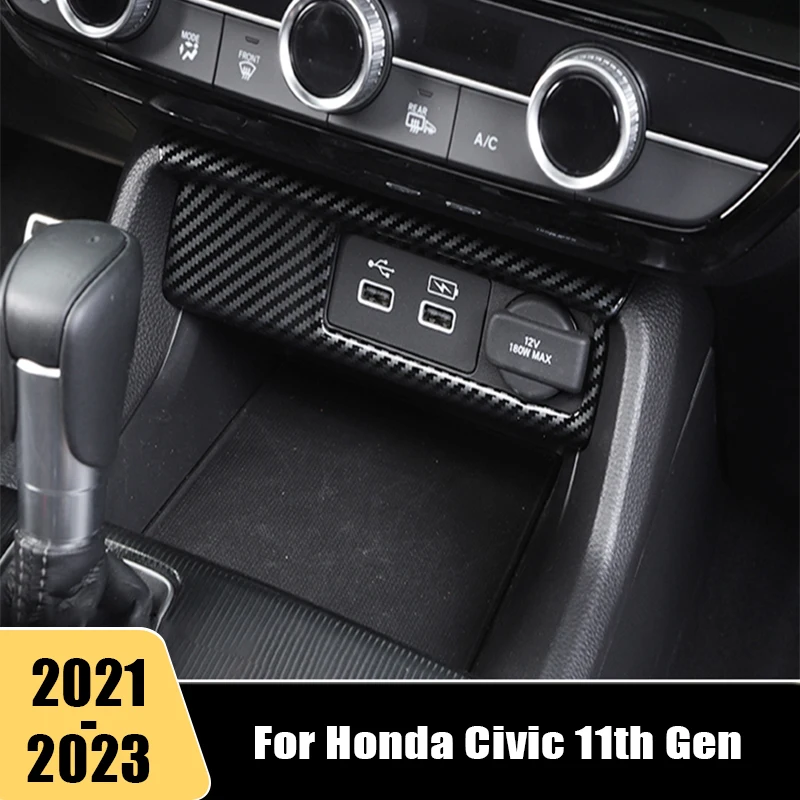 Carbon Fiber Car Cigarette Lighter Cover USB Port Trim Sticker Decoration Accessories For Honda Civic 11th Gen 2021 2022 2023
Carbon Fiber Car Cigarette Lighter Cover USB Port Trim Sticker Decoration Accessories For Honda Civic 11th Gen 2021 2022 2023