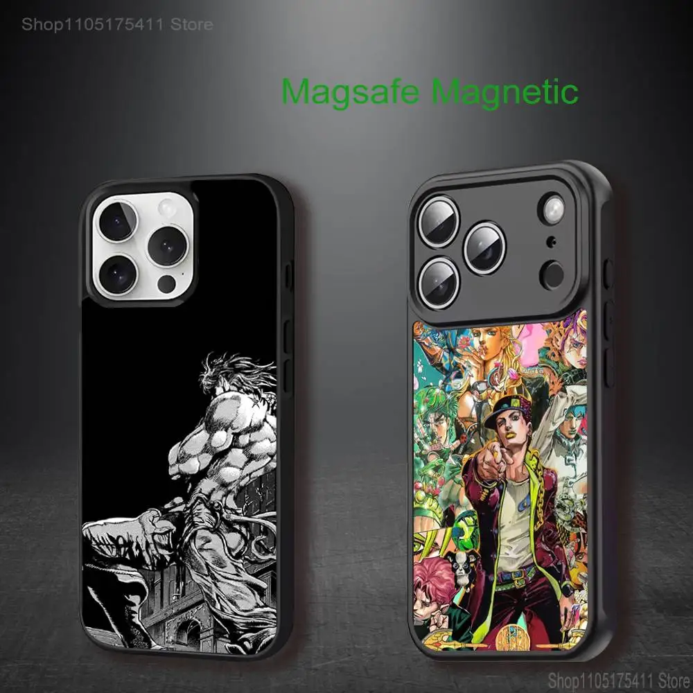 J-JoJo Bizarre Adventure Phone Case For iPhone 17,16,15,14,13,12,11,Pro,Max,Plus,Mini,SE4,E Magnetic Magsafe Wireless Charging
J-JoJo Bizarre Adventure Phone Case For iPhone 17,16,15,14,13,12,11,Pro,Max,Plus,Mini,SE4,E Magnetic Magsafe Wireless Charging