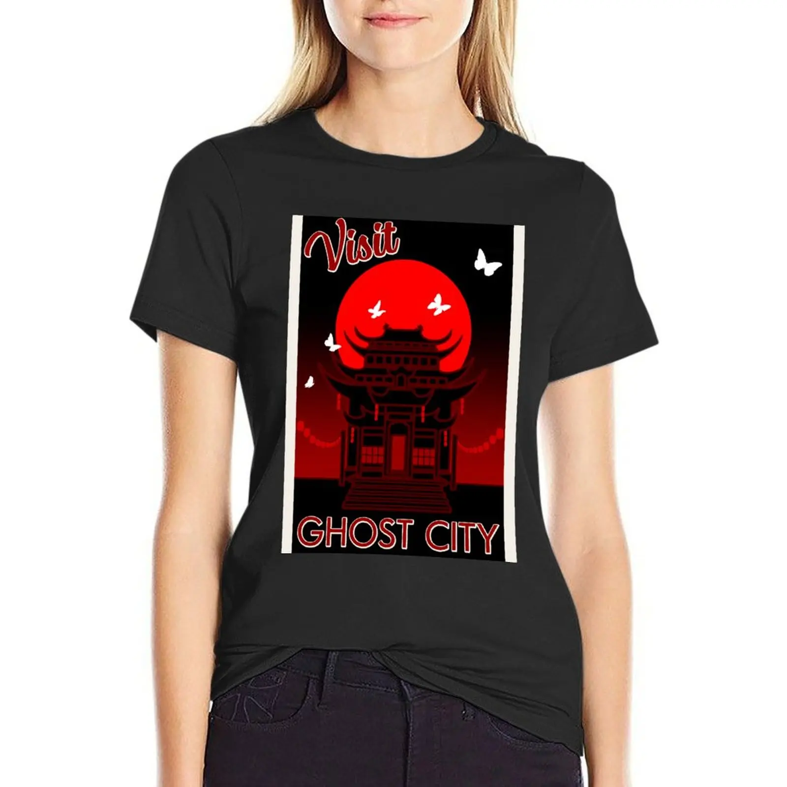 Ghost City retro travel poster - TGCF T-Shirt plus size tops tops shirts graphic tees animal prinfor Woman clothes
Ghost City retro travel poster - TGCF T-Shirt plus size tops tops shirts graphic tees animal prinfor Woman clothes