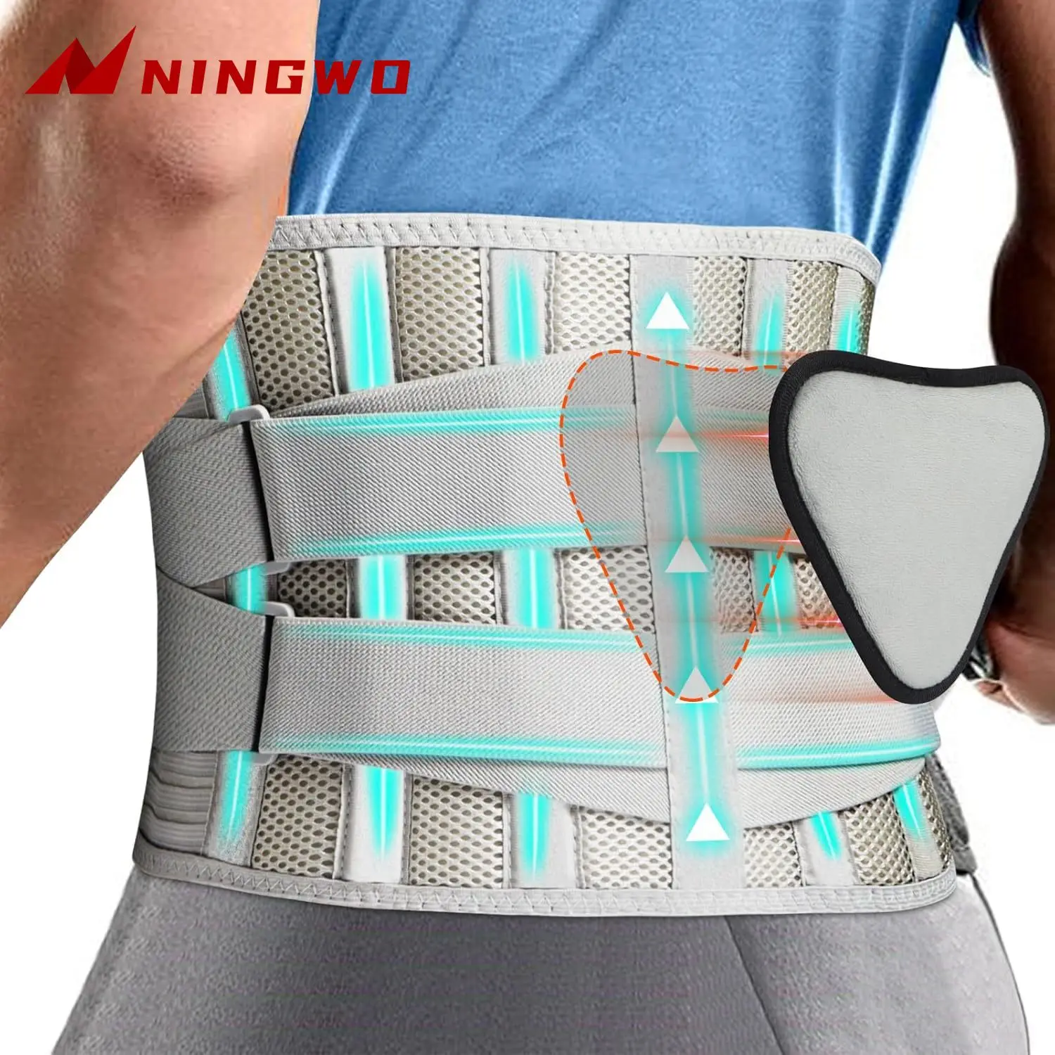 Бандаж спины для облегчения боли в нижней части спины, Sciatica, грыжа, сколиоз, поддерживающий пояс для спины с мягкой подушечкой, легкая поясничная поддержка
Бандаж спины для облегчения боли в нижней части спины, Sciatica, грыжа, сколиоз, поддерживающий пояс для спины с мягкой подушечкой, легкая поясничная поддержка